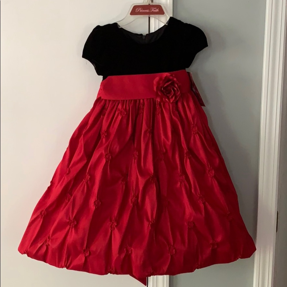 🆕 Girls Holiday Dress Size 4 Princess Faith ❤️
